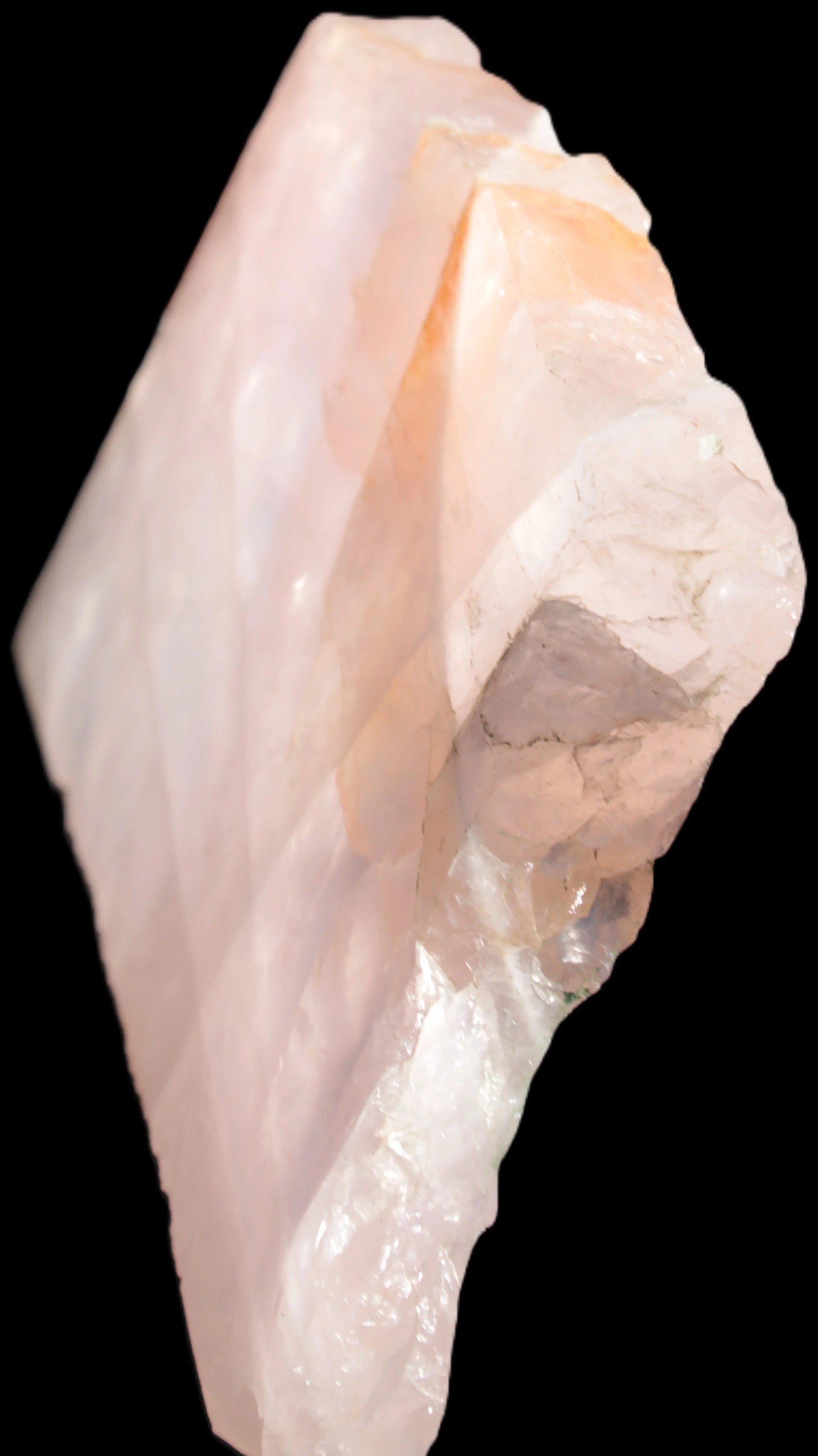 Natural Rose Quartz crystal slice 182*115*20mm 915g Rocks and Things Store