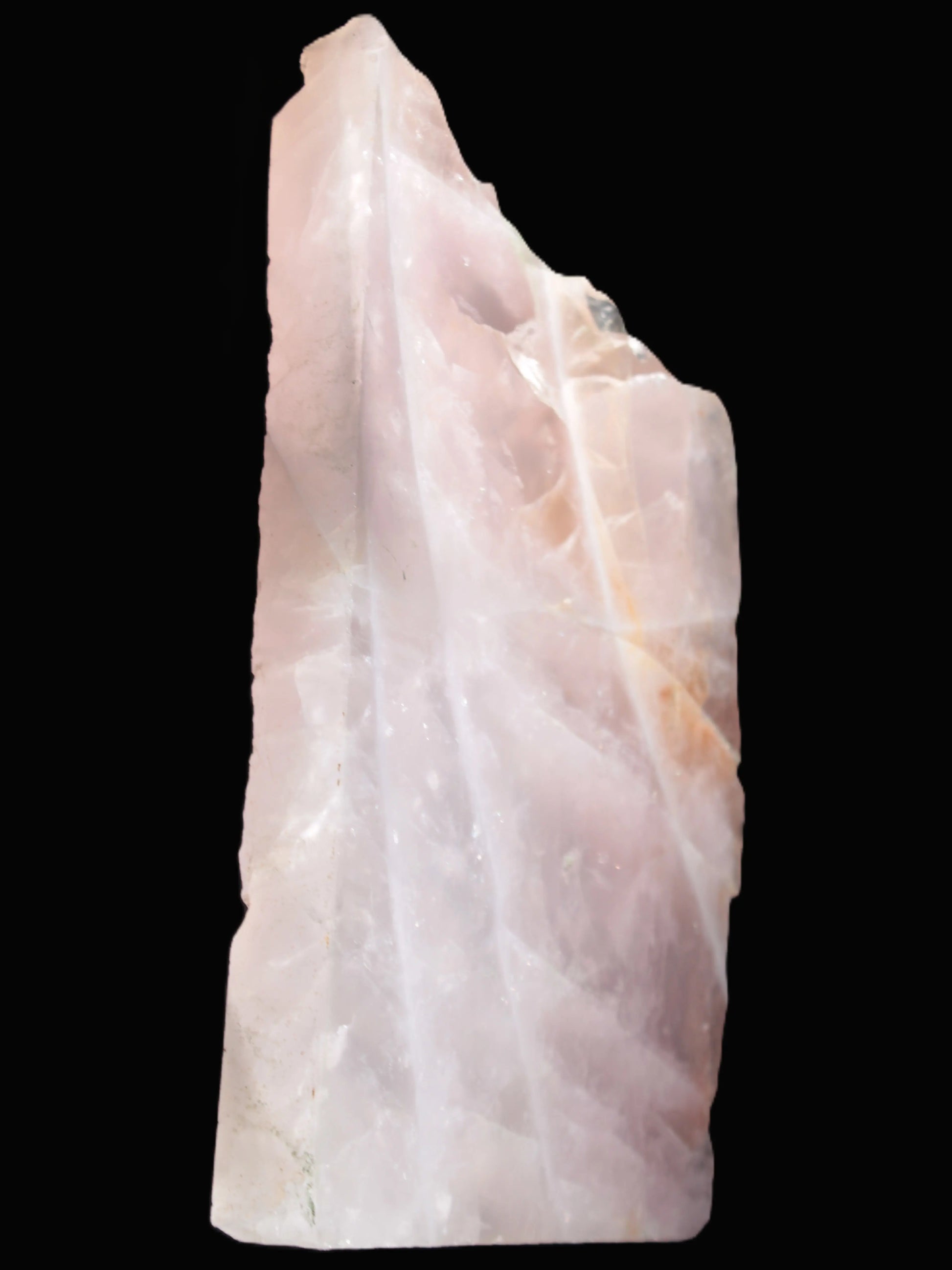 Natural Rose Quartz crystal slice 182*115*20mm 915g Rocks and Things Store