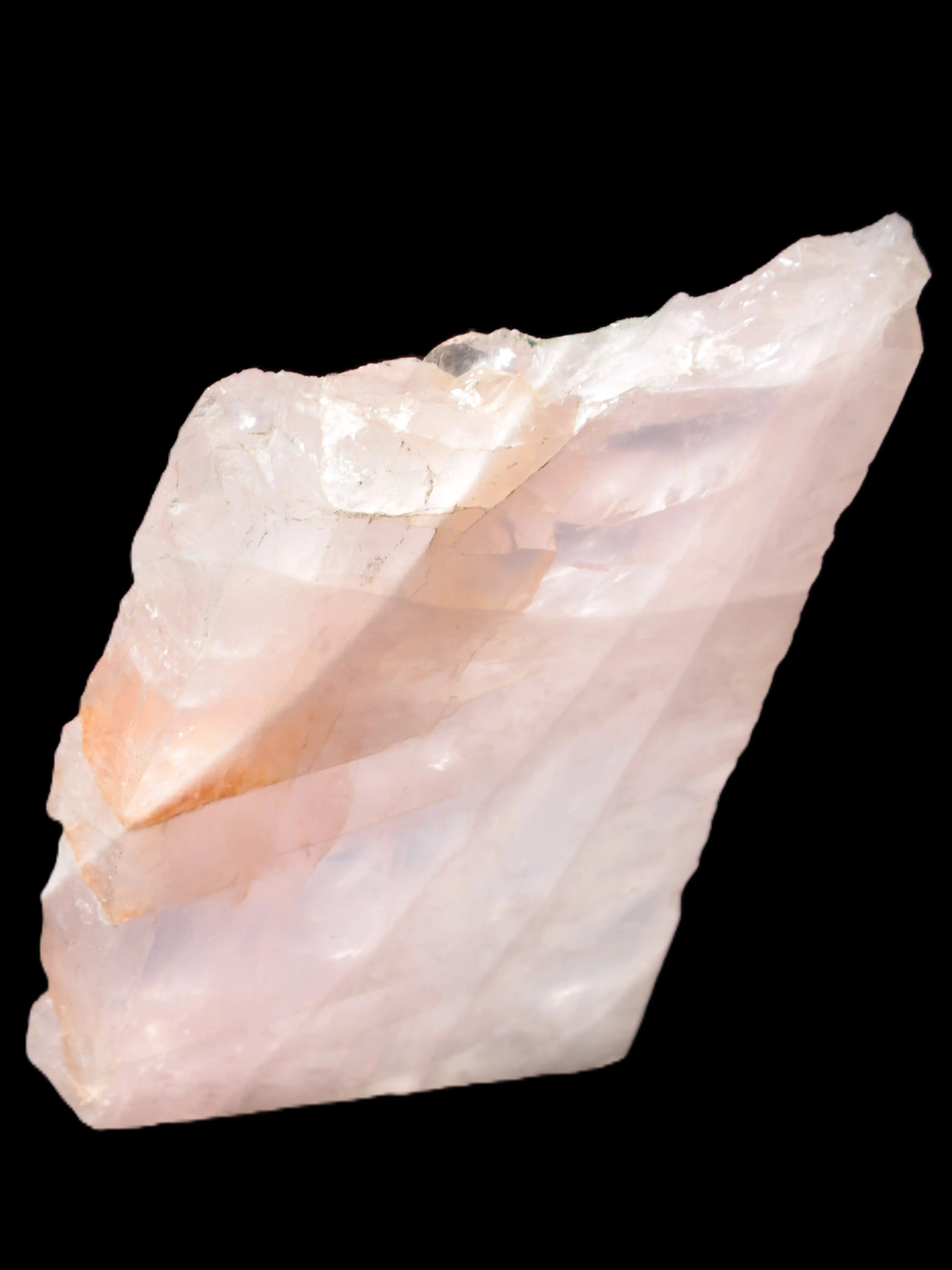 Natural Rose Quartz crystal slice 182*115*20mm 915g Rocks and Things Store