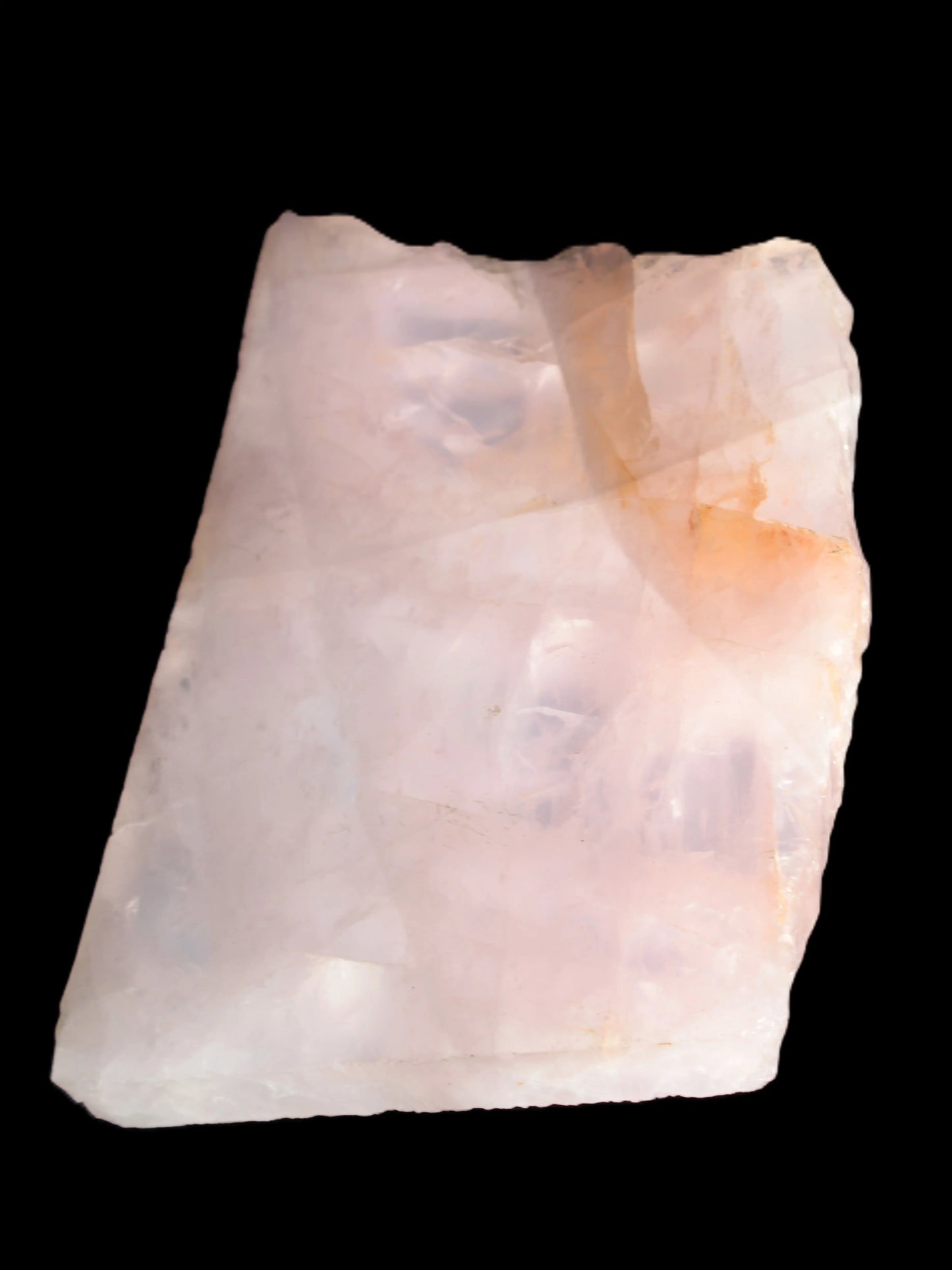 Natural Rose Quartz crystal slice 182*115*20mm 915g Rocks and Things Store