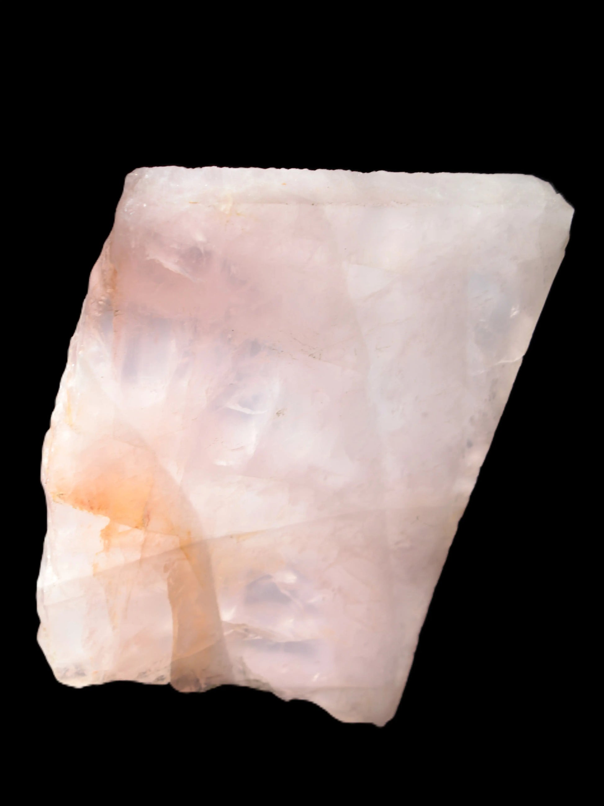 Natural Rose Quartz crystal slice 182*115*20mm 915g Rocks and Things Store