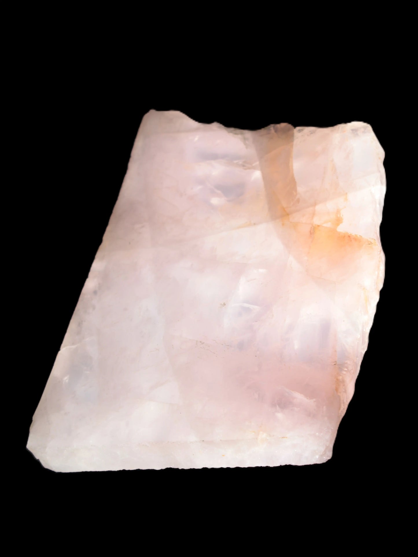 Natural Rose Quartz crystal slice 182*115*20mm 915g Rocks and Things Store