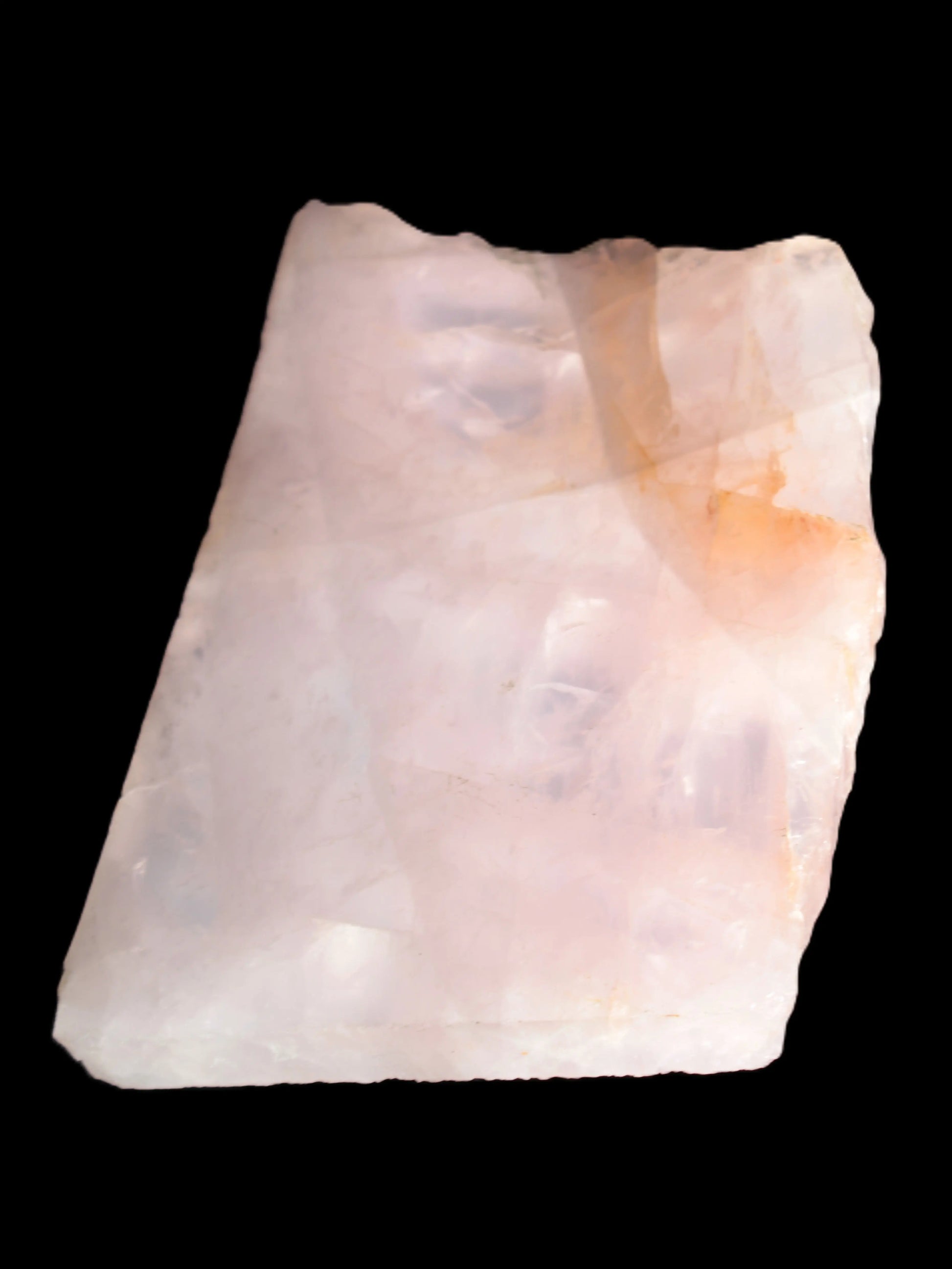 Natural Rose Quartz crystal slice 182*115*20mm 915g Rocks and Things Store