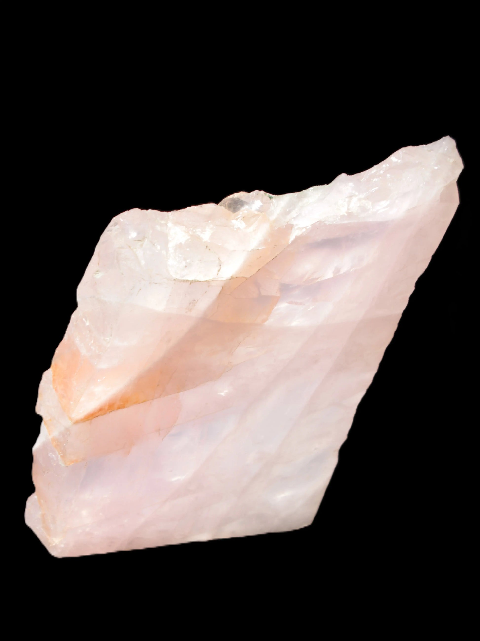 Natural Rose Quartz crystal slice 182*115*20mm 915g Rocks and Things Store