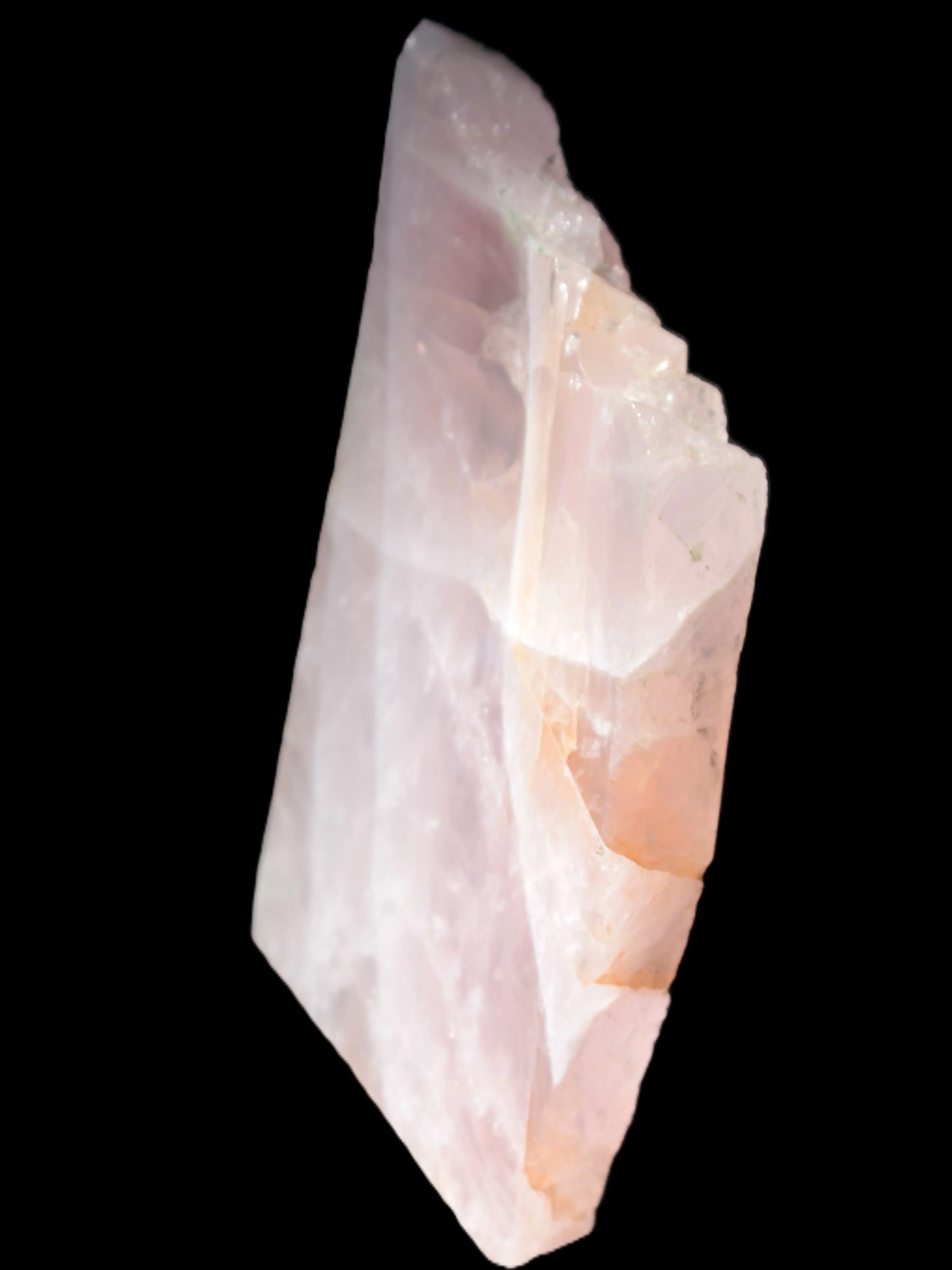 Natural Rose Quartz crystal slice 182*115*20mm 915g Rocks and Things Store