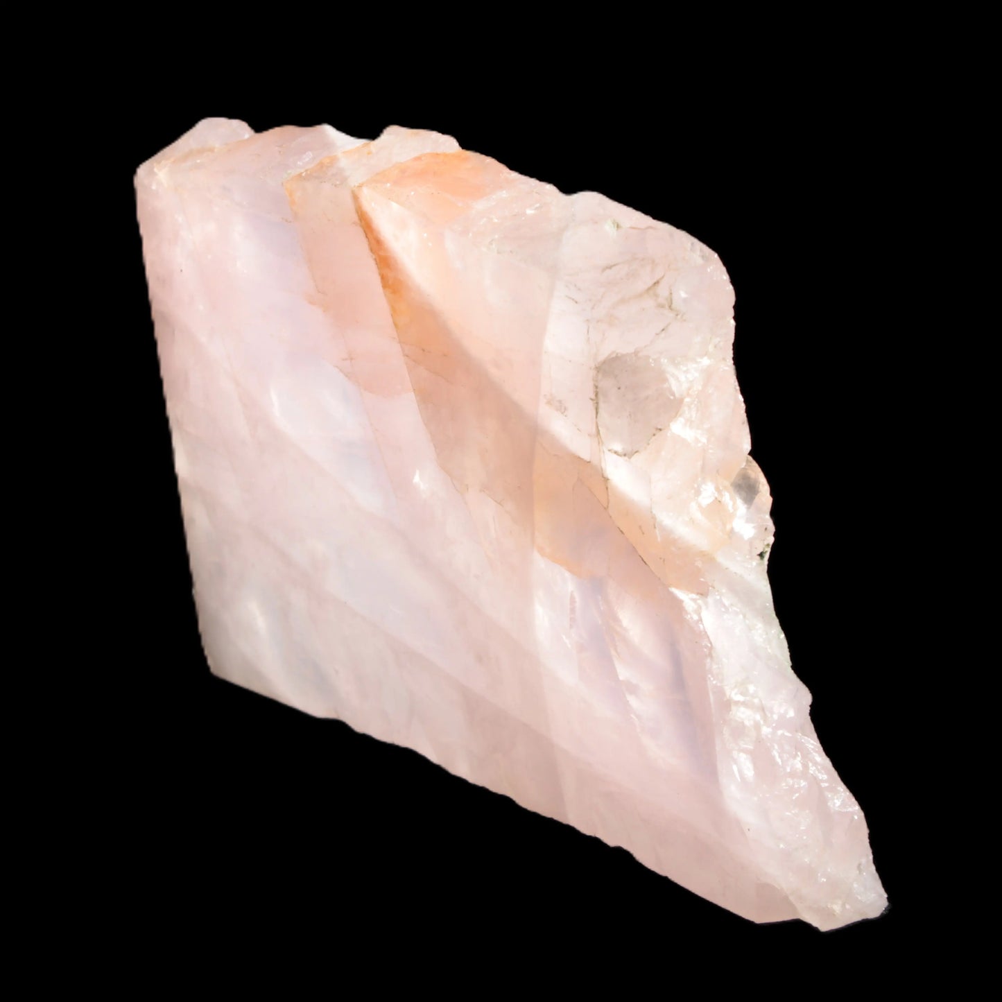 Natural Rose Quartz crystal slice 182*115*20mm 915g Rocks and Things Store