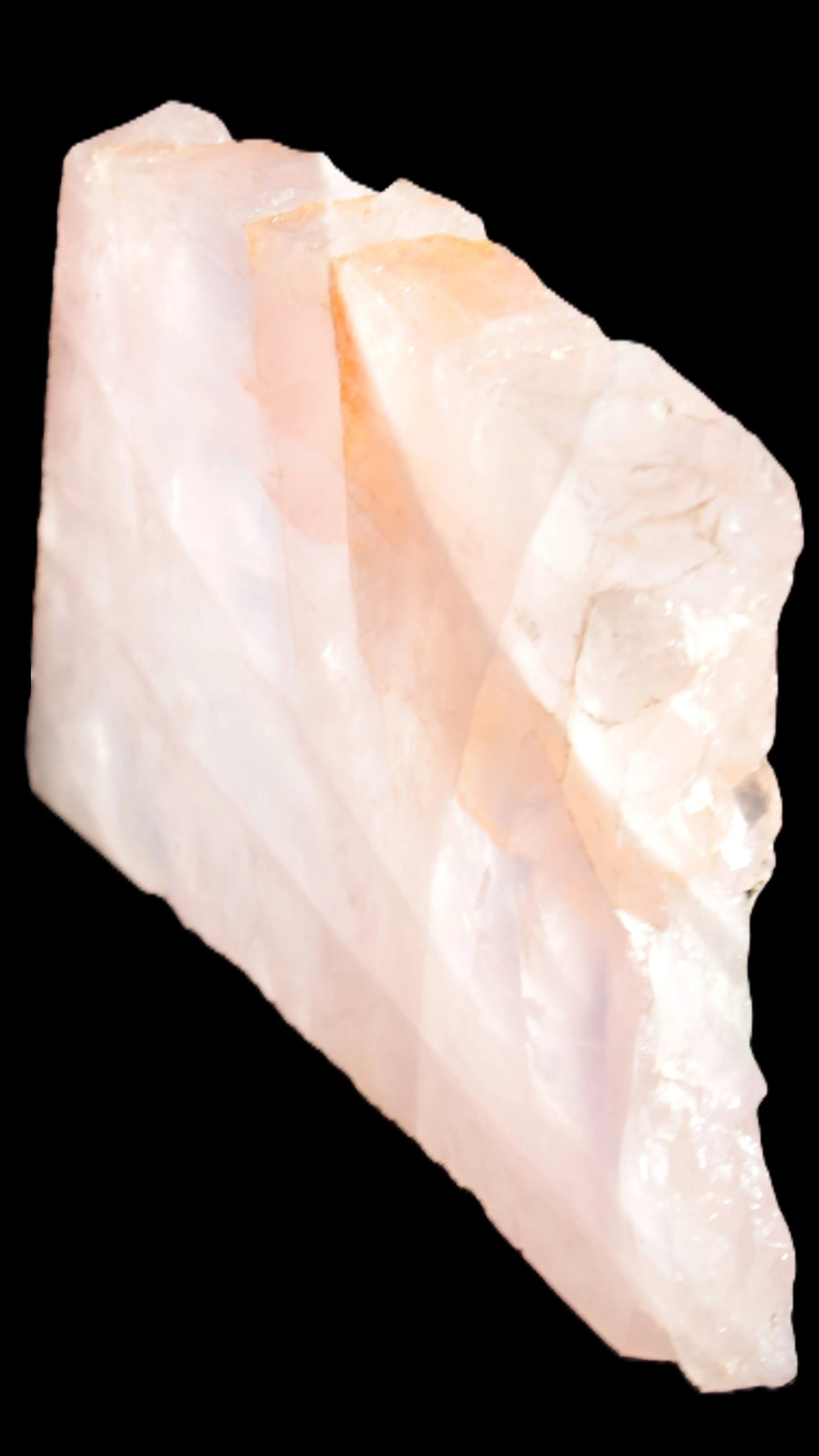 Natural Rose Quartz crystal slice 182*115*20mm 915g Rocks and Things Store