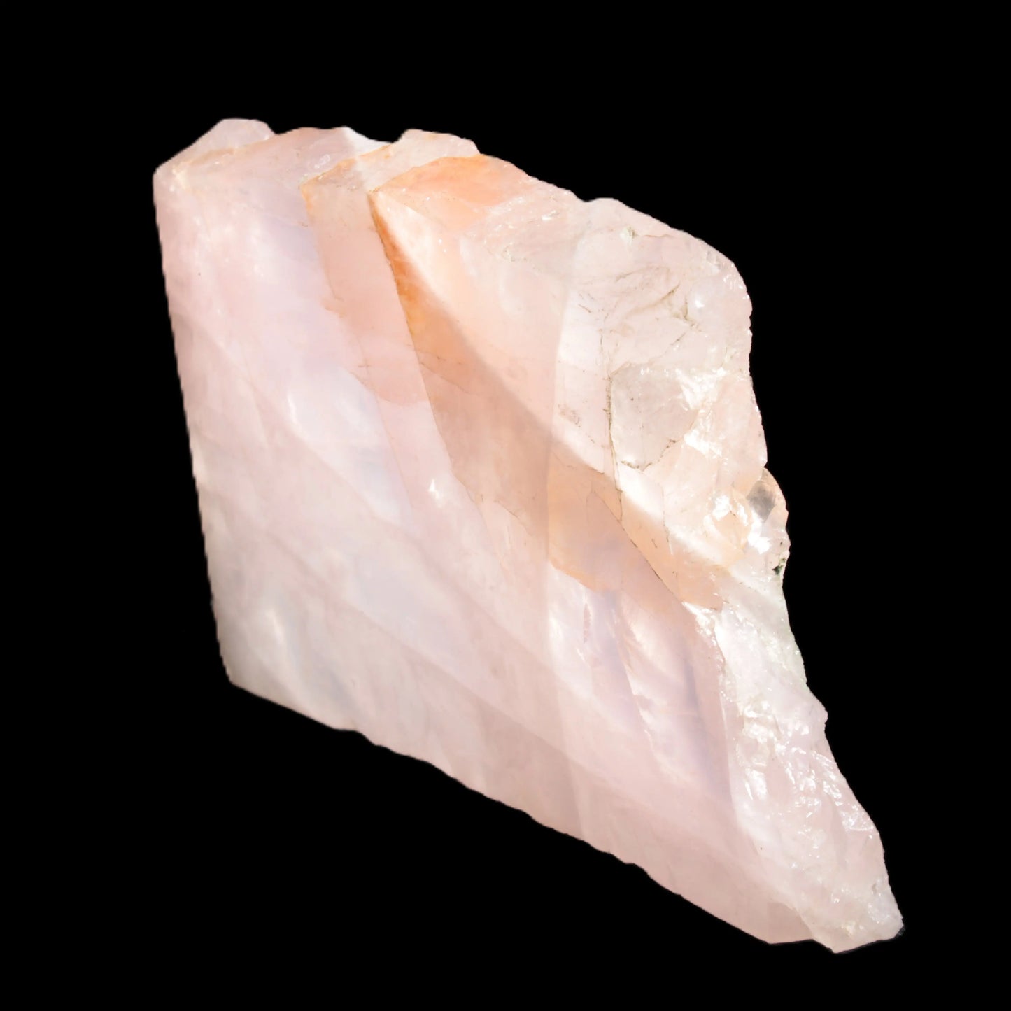 Natural Rose Quartz crystal slice 182*115*20mm 915g Rocks and Things Store