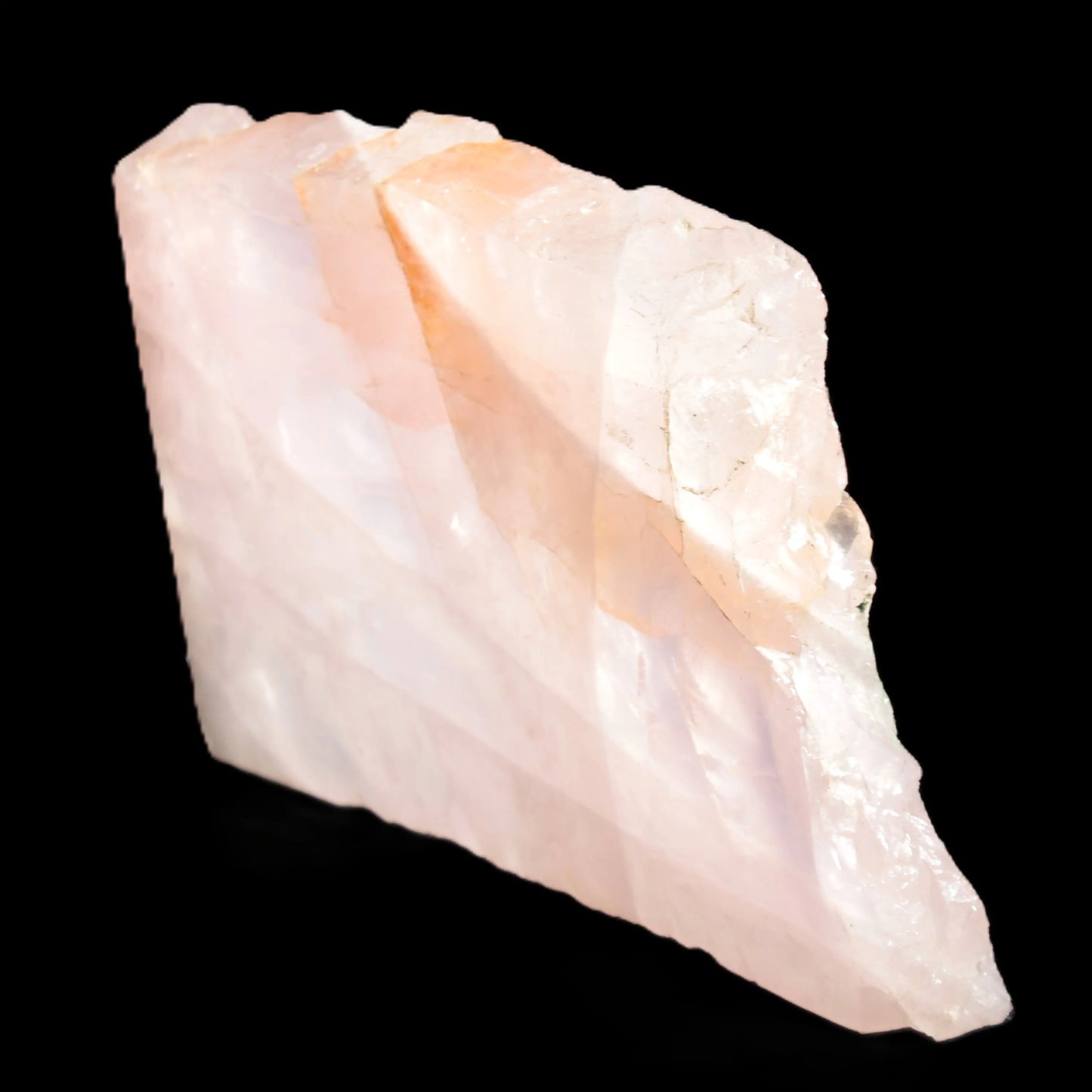 Natural Rose Quartz crystal slice 182*115*20mm 915g Rocks and Things Store