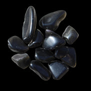 Obsidian polished mini chips 8g - Rocks and Things Store