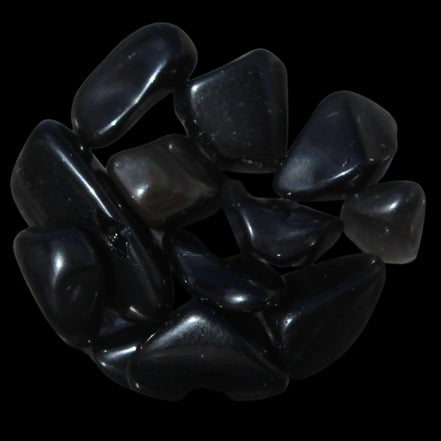 Obsidian polished mini chips 8g - Rocks and Things Store