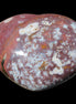 Ocean Jasper heart 216g in sunlight - Rocks and Things Store