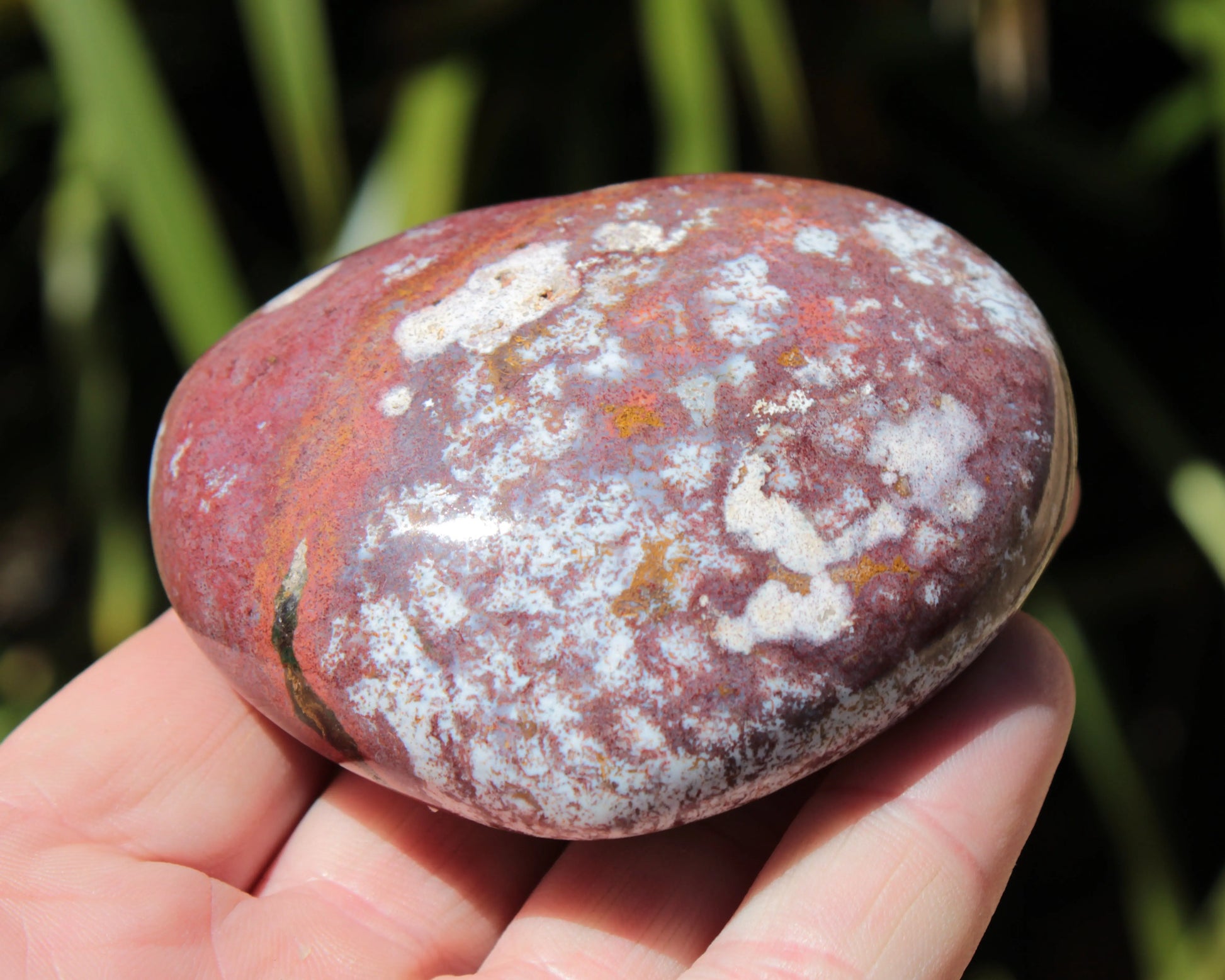 Ocean Jasper heart 216g Rocks and Things