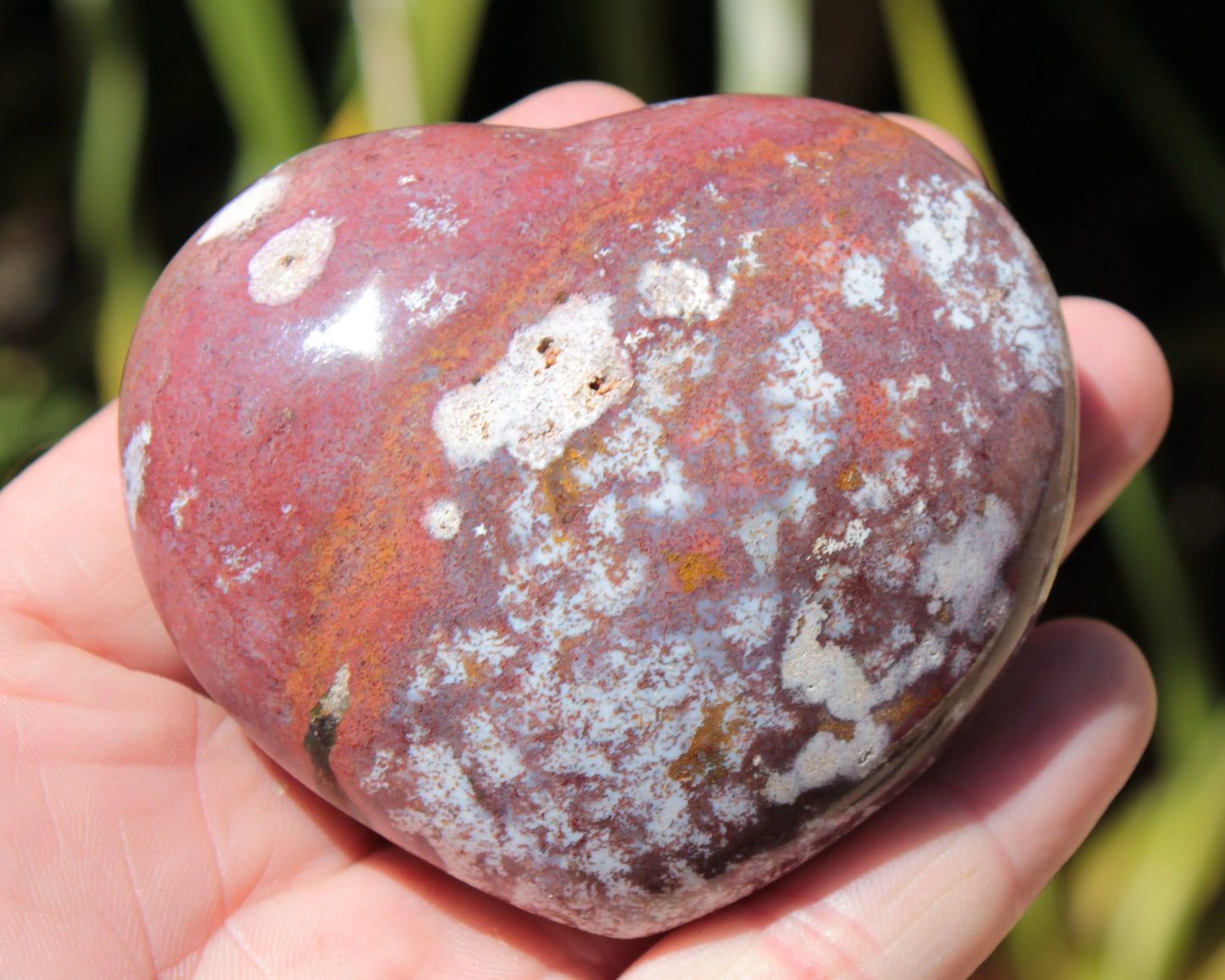 Ocean Jasper heart 216g Rocks and Things