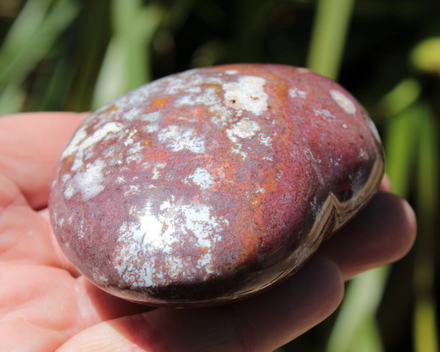 Ocean Jasper heart 216g Rocks and Things