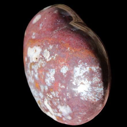 Ocean Jasper heart 216g in sunlight - Rocks and Things Store