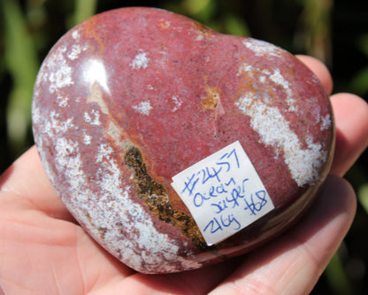 Ocean Jasper heart 216g Rocks and Things