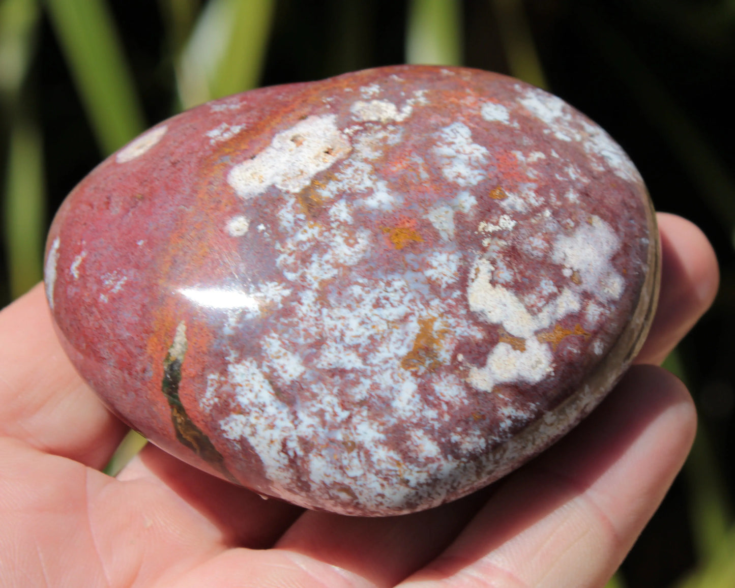 Ocean Jasper heart 216g Rocks and Things