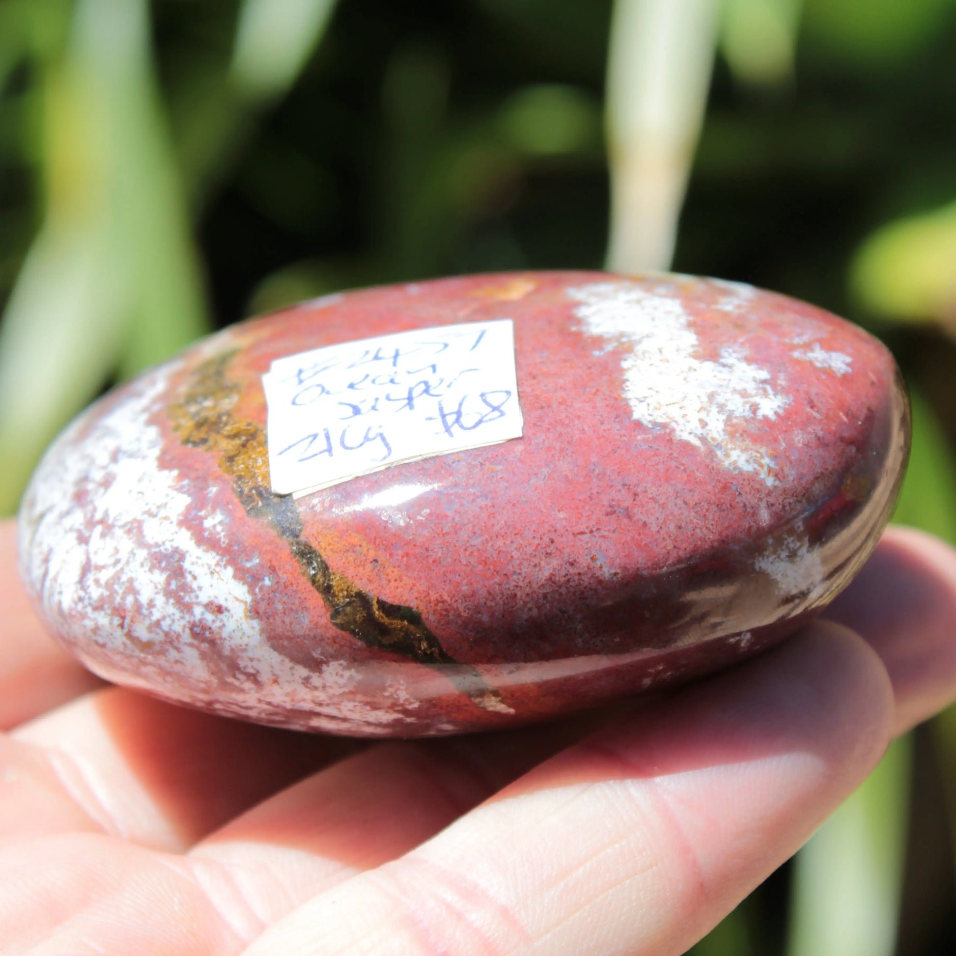 Ocean Jasper heart 216g Rocks and Things