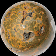 Ocean Jasper hole sphere 70mm 480g - Rocks and Things Store