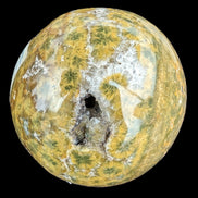 Ocean Jasper hole sphere 70mm 480g Rocks and Things Store