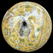 Ocean Jasper hole sphere 70mm 480g Rocks and Things Store