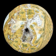 Ocean Jasper hole sphere 70mm 480g Rocks and Things Store
