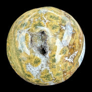 Ocean Jasper hole sphere 70mm 480g Rocks and Things Store