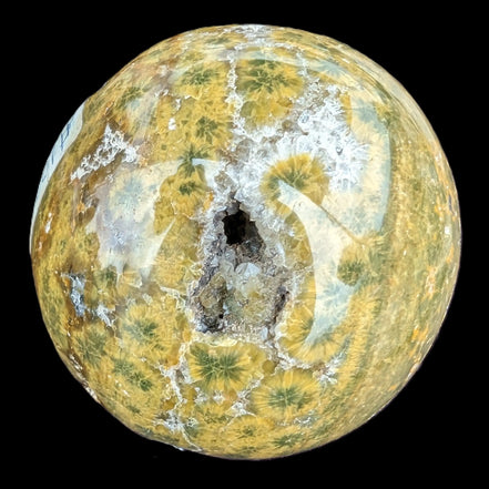 Ocean Jasper hole sphere 70mm 480g Rocks and Things Store