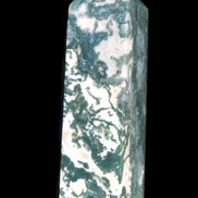 Ocean Moss Agate obelisk 35*147mm 413g Rocks and Things Store
