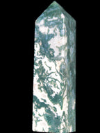 Ocean Moss Agate obelisk 35*147mm 413g Rocks and Things Store