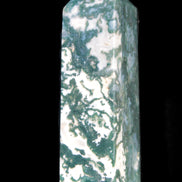 Ocean Moss Agate obelisk 35*147mm 413g Rocks and Things Store