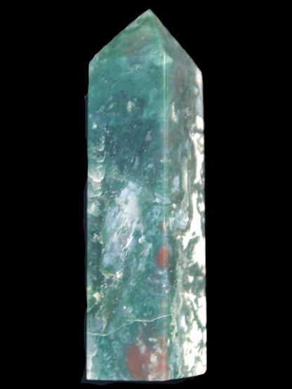 Ocean Moss Agate obelisk 35*147mm 413g Rocks and Things Store