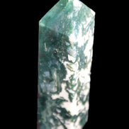 Ocean Moss Agate obelisk 35*147mm 413g Rocks and Things Store