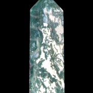 Ocean Moss Agate obelisk 35*147mm 413g Rocks and Things Store