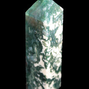 Ocean Moss Agate obelisk 35*147mm 413g Rocks and Things Store