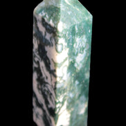 Ocean Moss Agate obelisk 35*147mm 413g Rocks and Things Store