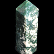 Ocean Moss Agate obelisk 35*147mm 413g Rocks and Things Store