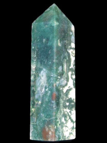 Ocean Moss Agate obelisk 35*147mm 413g Rocks and Things Store