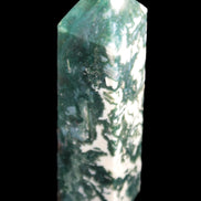 Ocean Moss Agate obelisk 35*147mm 413g Rocks and Things Store