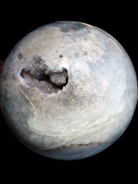 Ocean Moss Agate sphere 126mm 2783g - Rocks and Things Store