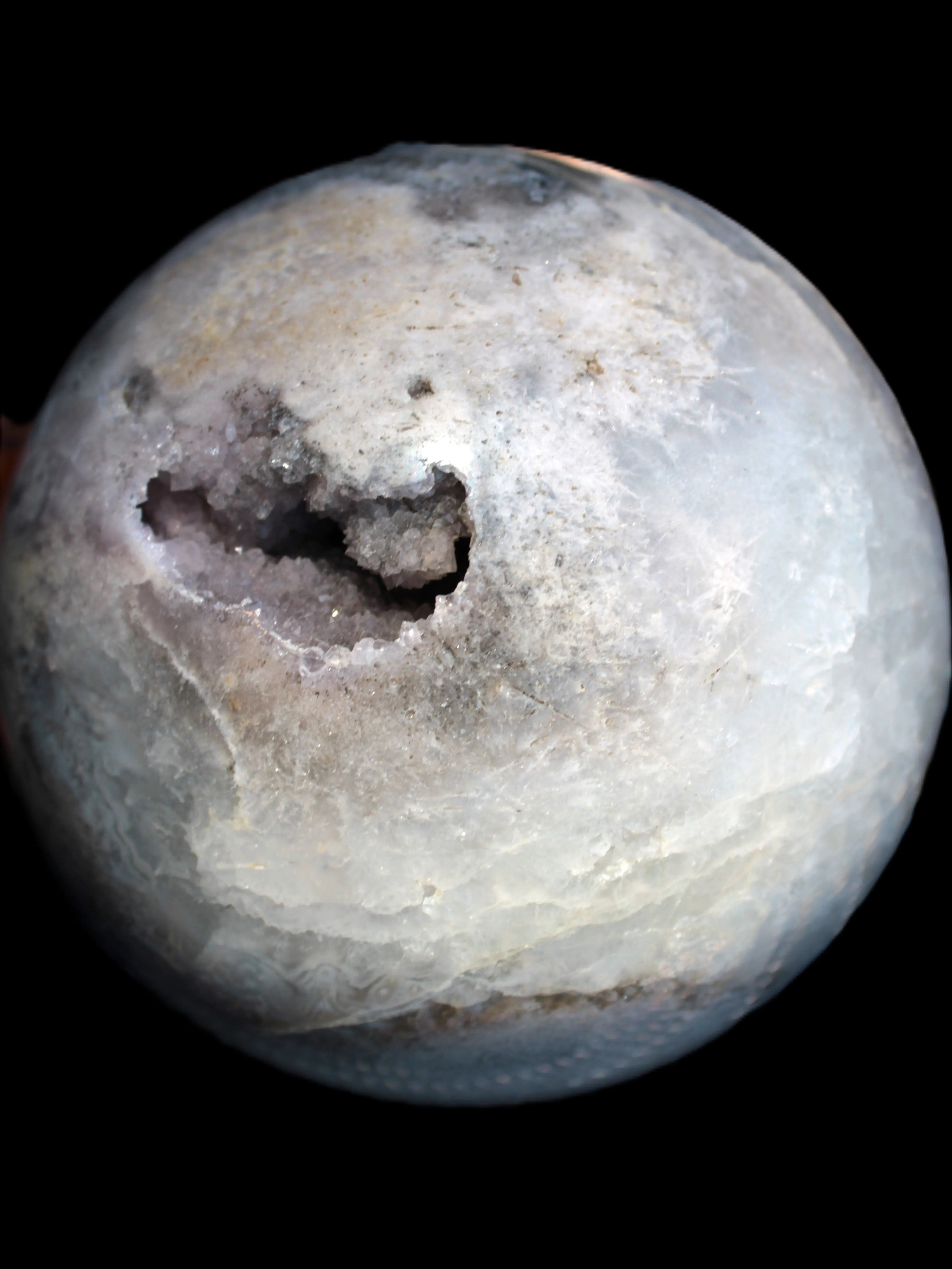 Ocean Moss Agate sphere 126mm 2783g - Rocks and Things Store