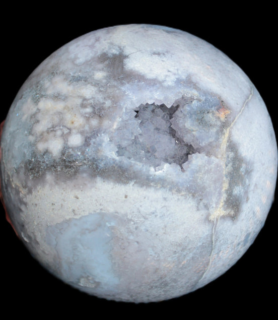 Ocean Moss Agate sphere 126mm 2783g - Rocks and Things Store