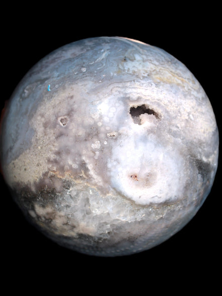 Ocean Moss Agate sphere 126mm 2783g - Rocks and Things Store