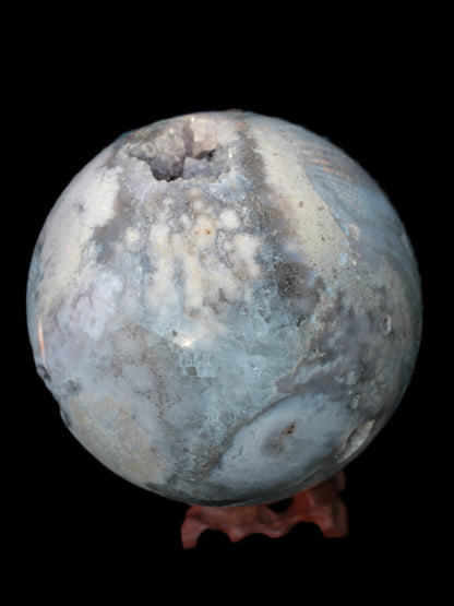 Ocean Moss Agate sphere 126mm 2783g Rocks and Things