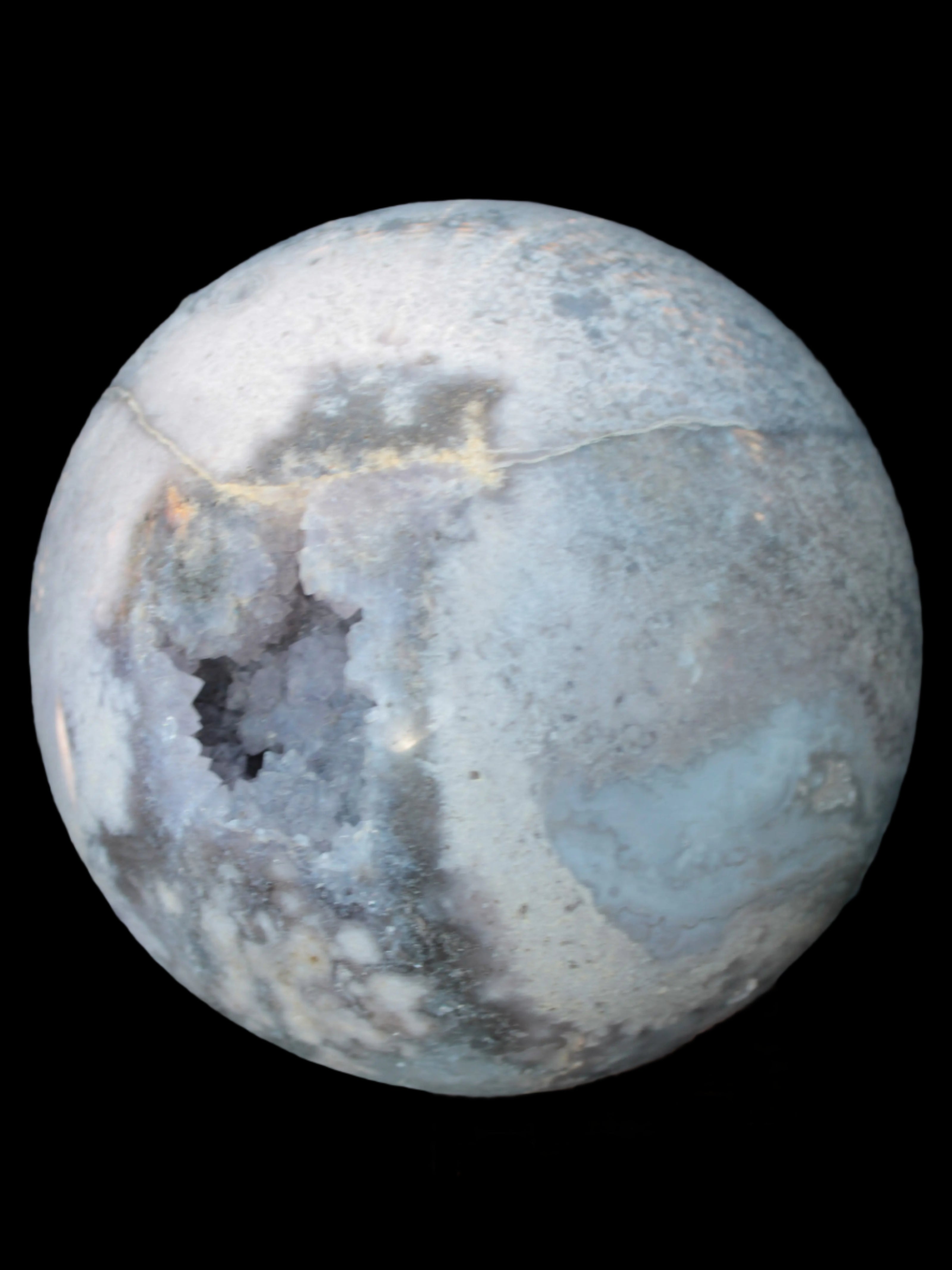 Ocean Moss Agate sphere 126mm 2783g - Rocks and Things Store