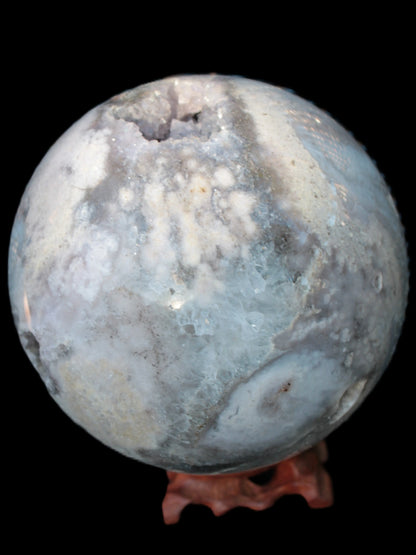 Ocean Moss Agate sphere 126mm 2783g Rocks and Things