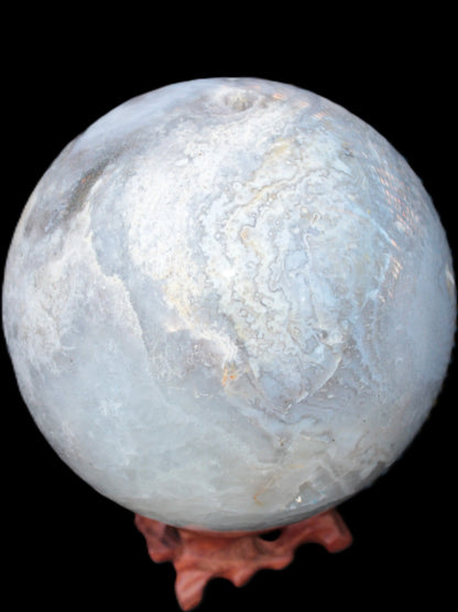 Ocean Moss Agate sphere 126mm 2783g Rocks and Things