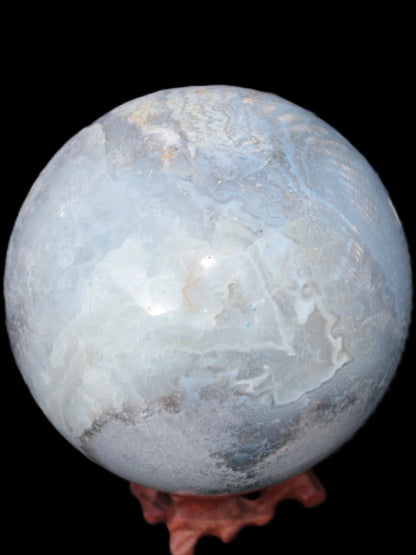 Ocean Moss Agate sphere 126mm 2783g Rocks and Things