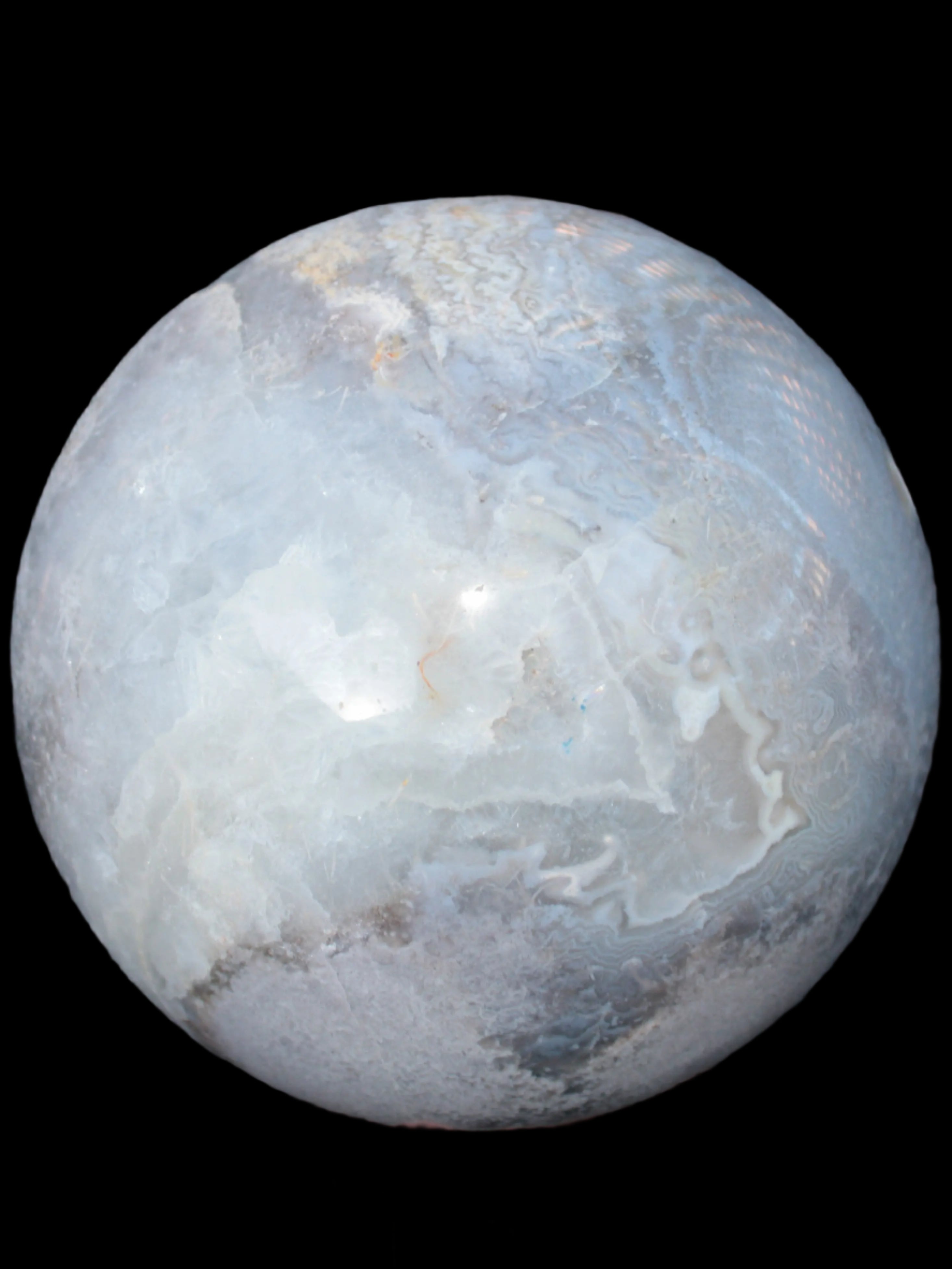 Ocean Moss Agate sphere 126mm 2783g - Rocks and Things Store